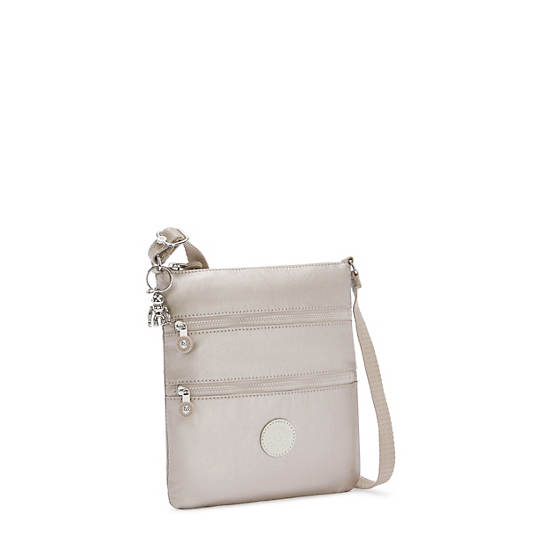 Kipling Keiko Metallic Crossbody Mini Bag Metallic Glow | CA 1334HA